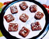 A picture of step 5 of Yummy tasty copra banana dry fruit Burfi.