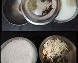 A picture of step 1 of Kesariya chawal.