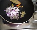 A picture of step 2 of Kaang Biryani.