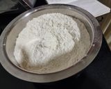 A picture of step 1 of Eggless Waffle with ice cream.