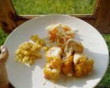 Foto langkah ke 6 dari resep Chiken cordon bleu homemade.