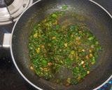 A picture of step 3 of Dry Green onion Besan Recipe.