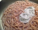 A picture of step 7 of Linguine with Clams and Purple Cauliflower Cream.