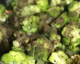 A picture of step 4 of Cream of Broccoli Spinach and Walnut Soup.