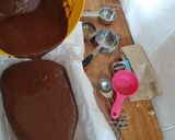 A picture of step 4 of Chocolate Swiss roll#dessert recipe.