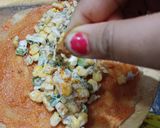 માયો કોર્ન વેજીસ ફ્રેન્કી (Mayo Corn Veggies Frankie Recipe In Gujarati) રેસીપી સ્ટેપ5ફોટો