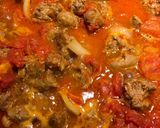 A picture of step 3 of Spicy Eggs in Purgatory.