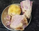 A picture of step 1 of Ratalu /Purple Yam Chips.