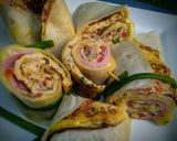 Foto del paso 14 de la receta: Tortillas rellenas de tortilla a la mostaneza!