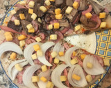 Foto del paso 5 de la receta: Pizza carnívora jugosa y económica estilo comecocos