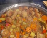 Foto del paso 10 de la receta: Albóndigas vegetarianas a la jardinera