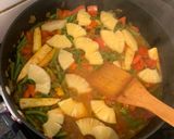 A picture of step 2 of Chilli Prawn and Pineapple.