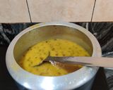 A picture of step 3 of Green moong toor dal tadka.