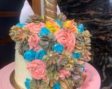 Foto del paso 8 de la receta: Pastel arco iris unicornio