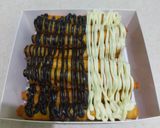 Foto langkah ke 4 dari resep Pangsit Gulung Coklat-Vanila.