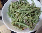 金沙菜豆的食譜步驟2照片