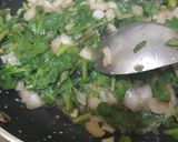 A picture of step 7 of Spinach cheese balls with Mediterranean chickpea salad.