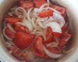 Lecsó tarhonyával recept fázis 2 fotója
