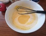 A picture of step 2 of Creamy Apple Cake with Milk and Yogurt.