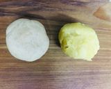 A picture of step 14 of Puran Poli or Gari Rotli.