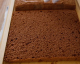 A picture of step 8 of Raspberry Chocolate Mousse Cake.