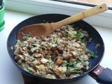 Быстрый пирог из лаваша (vegan)