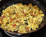 A picture of step 4 of Street style spicy egg bhurji.