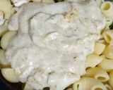 A picture of step 4 of Corn Pasta.