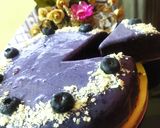 A picture of step 6 of Blueberry chocolate cake.