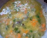 কর্ন ভেজিটেবল স্যুপ (corn vegetable soup recipe in bengali) রেসিপি ধাপ - 6 ছবি