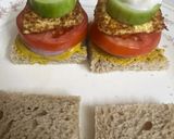 A picture of step 5 of Bite Size Healthy Wheat & Oat Bread 🍞 Sandwich.