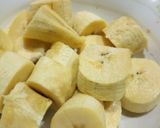 A picture of step 1 of Plantain French toast.