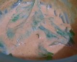 A picture of step 3 of Palak ke pakoray.