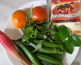 Gambar langkah 1 resipi Ikan Tenggiri masak Asam Pedas Melaka.