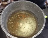 A picture of step 6 of Rabdi malpua.