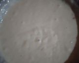 A picture of step 3 of Peanut butter pan cake.