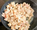 A picture of step 1 of Chicken- Pesto Pasta.