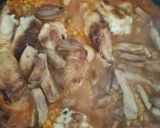 Foto del paso 5 de la receta: Arroz a la Paella de Alitas de Pollo y Presa Ibérica con Mayonesa de Humo