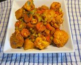 A picture of step 2 of Easy Mixed Vegetable Curry:.