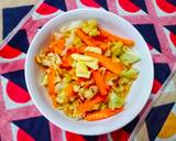 Chhum han (steamed mix vegetables) recipe step 3 photo