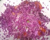 Foto del paso 1 de la receta: Ensalada de repollo colorado diferente