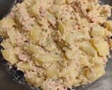 Une image de l'étape 4 de Salade de pomme de terre au thon.