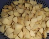 A picture of step 1 of Soya Methi Aloo sabzi.