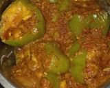 भरवाँ शिमला मिर्च की सब्जी (bharwa shimla mirch ki sabzi recipe in Hindi) रेसिपी चरण 4 फोटो