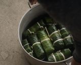 Hình bước làm 10 của món Bánh chưng Tết
