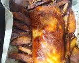 Foto del paso 8 de la receta: Lomo de Cerdo en Papillote con Salsa Barbacoa y Perrins con Patatas Asadas