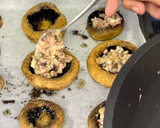 Foto del paso 6 de la receta: ⭕️Champiñones rellenos de jamón y queso❌