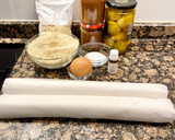 Foto del paso 1 de la receta: Tarta con crema de almendra e higos
