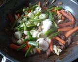 Foto del paso 3 de la receta: Fideos shirataki con salteado de verduras y carne