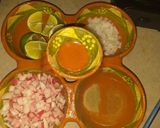 A picture of step 4 of Pozole Rojo.